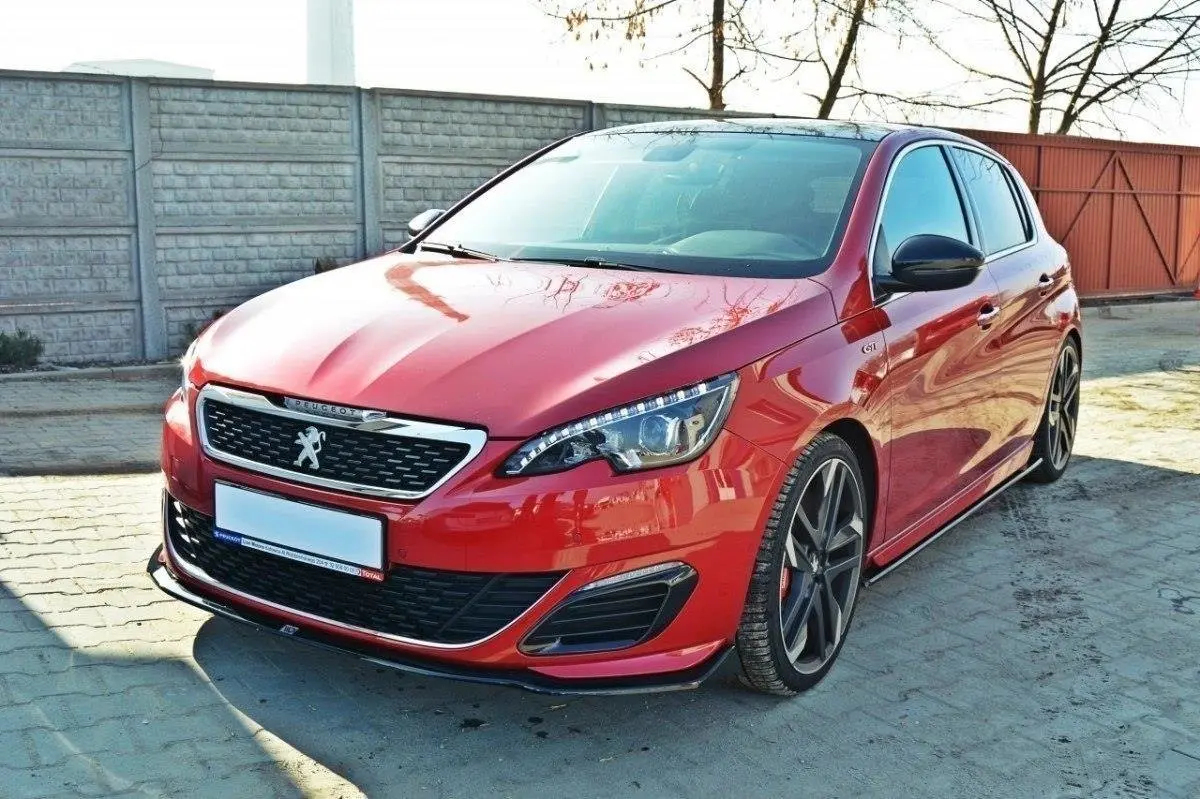 Frontspoiler Peugeot 308 II GTi 2015-2017 | V.1 Glossy Black Edition – bilde 4