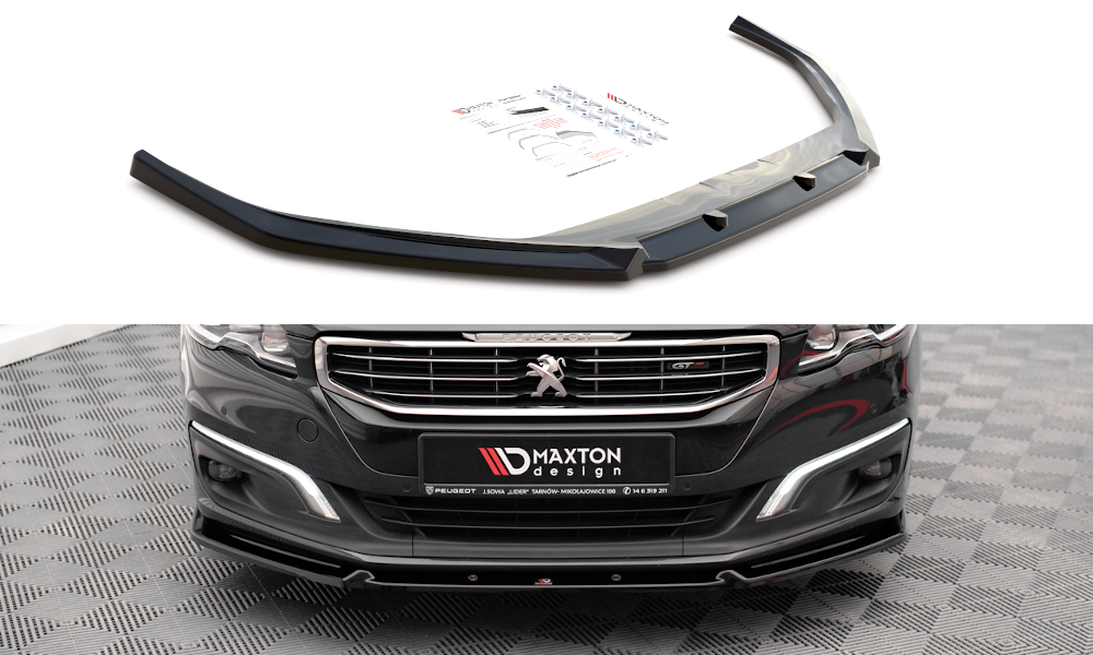 Frontspoiler Peugeot 508 I GT Facelift 2014-2018 | V.1 Glossy Black Edition – bilde 2