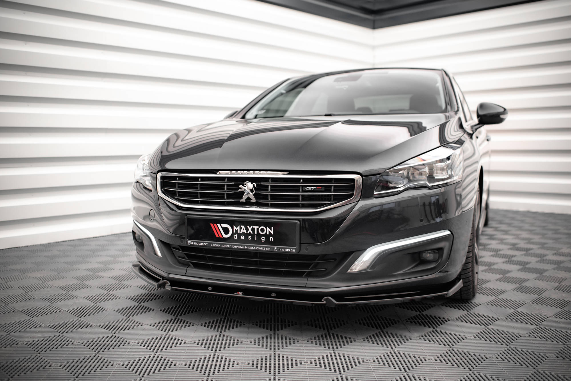 Frontspoiler Peugeot 508 I GT Facelift 2014-2018 | V.1 Glossy Black Edition – bilde 3