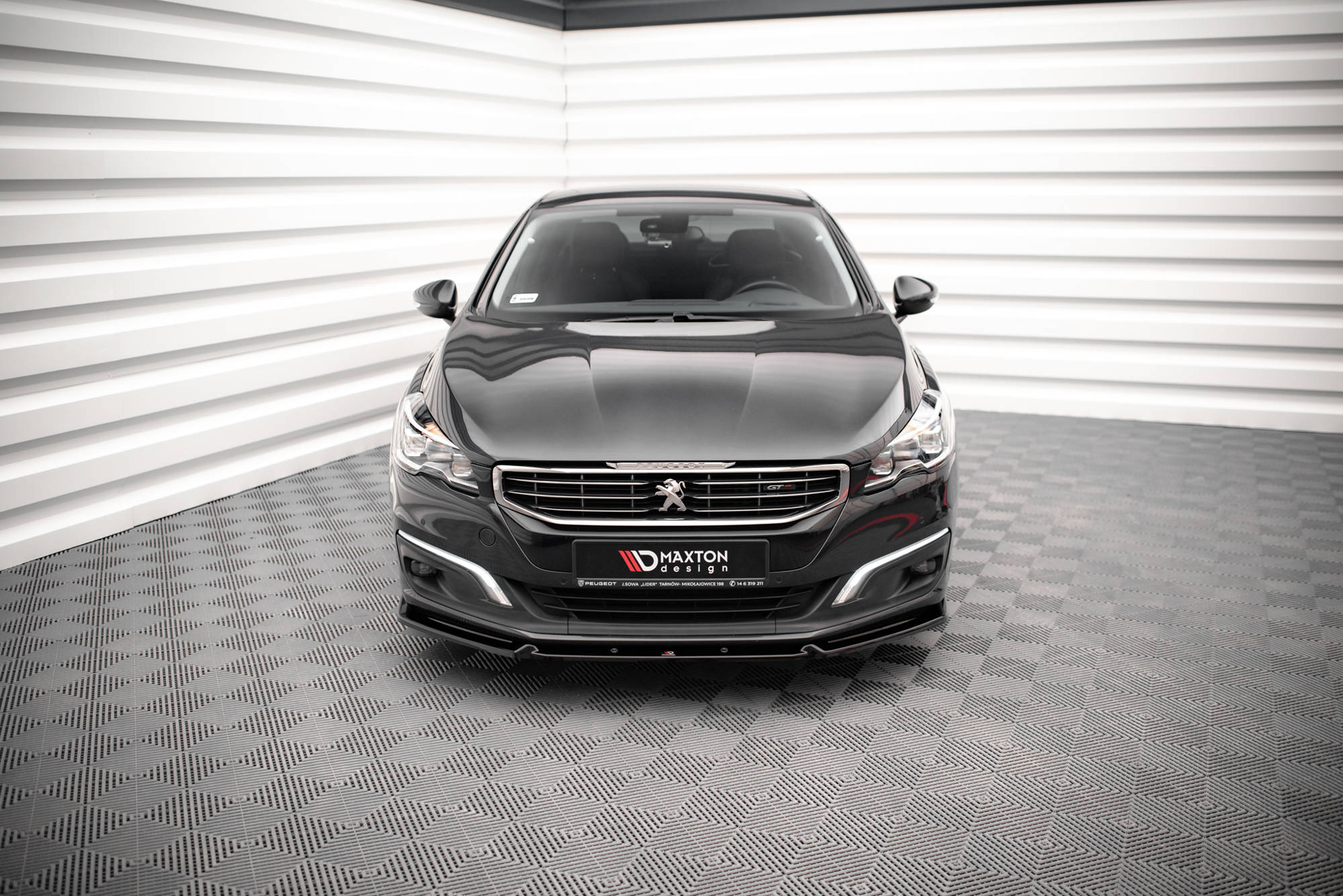 Frontspoiler Peugeot 508 I GT Facelift 2014-2018 | V.1 Glossy Black Edition – bilde 4