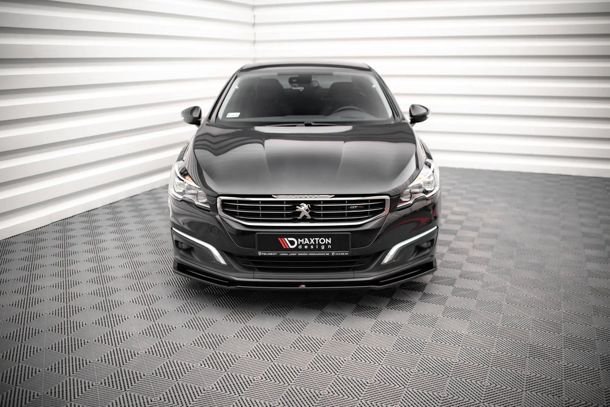 Frontspoiler Peugeot 508 I GT Facelift 2014-2018 | V.2 Glossy Black Edition – bilde 2