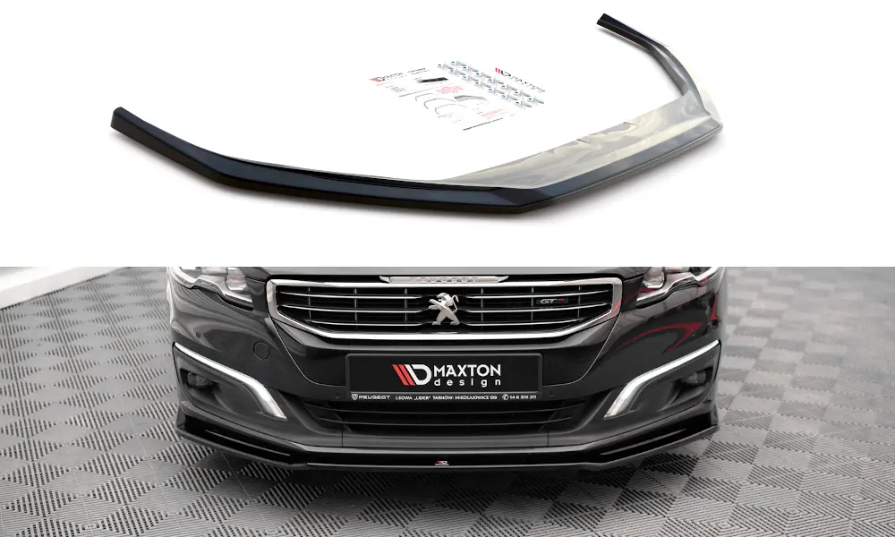 Frontspoiler Peugeot 508 I GT Facelift 2014-2018 | V.2 Glossy Black Edition – bilde 3