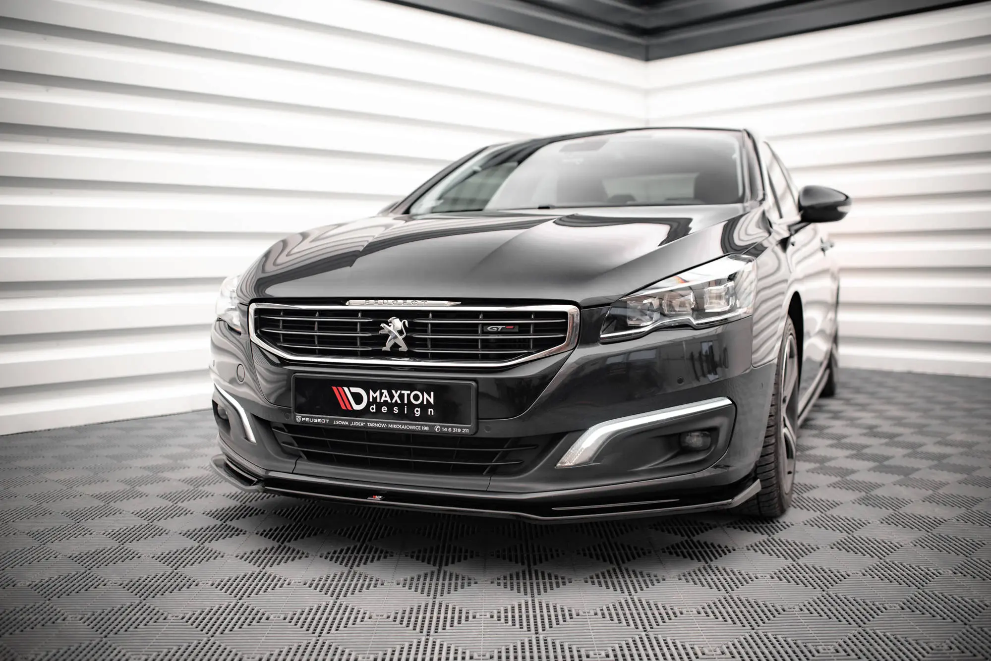 Frontspoiler Peugeot 508 I GT Facelift 2014-2018 | V.2 Glossy Black Edition – bilde 4
