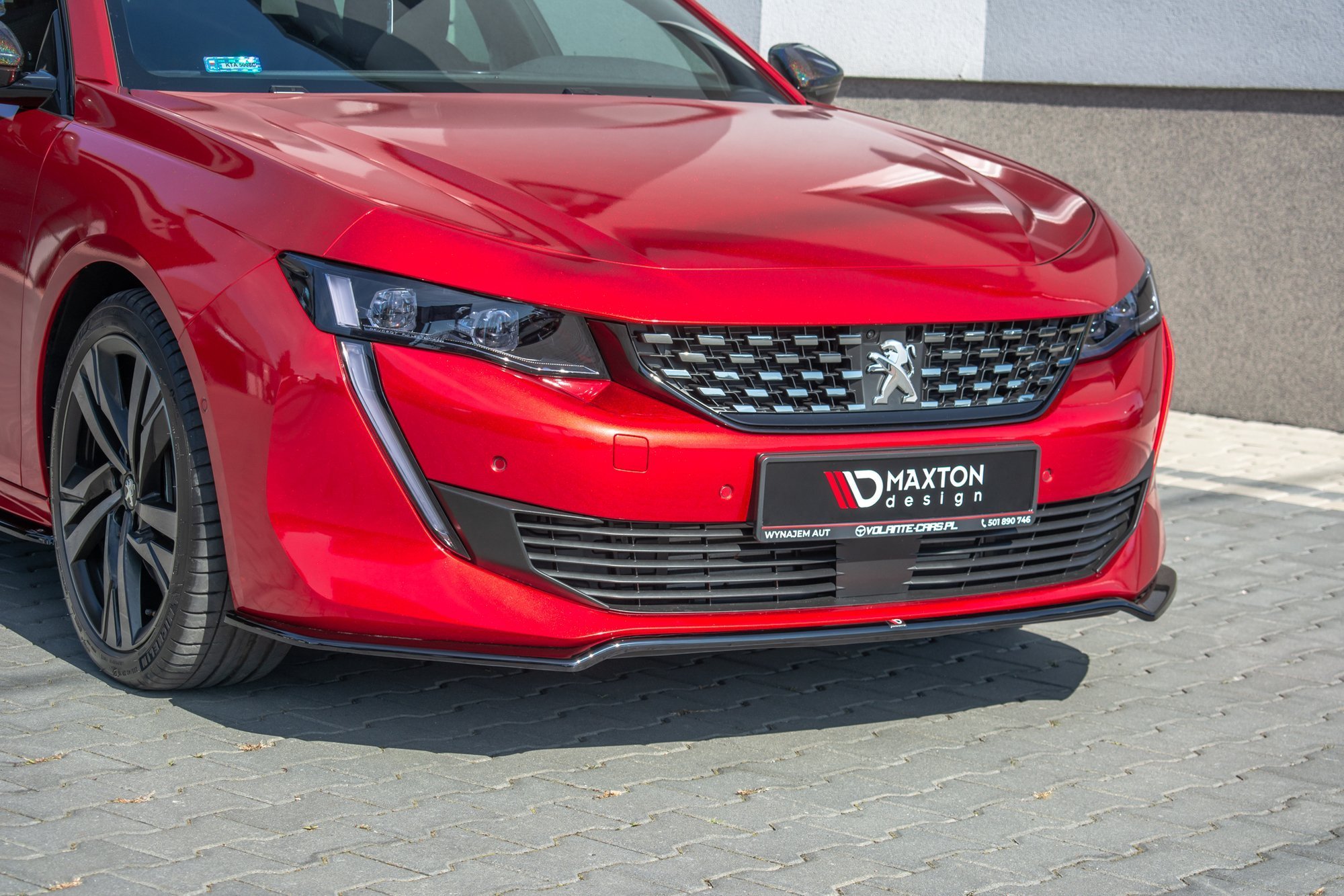 Frontspoiler Peugeot 508 II 2018-> | V.1 Glossy Black Edition – bilde 3