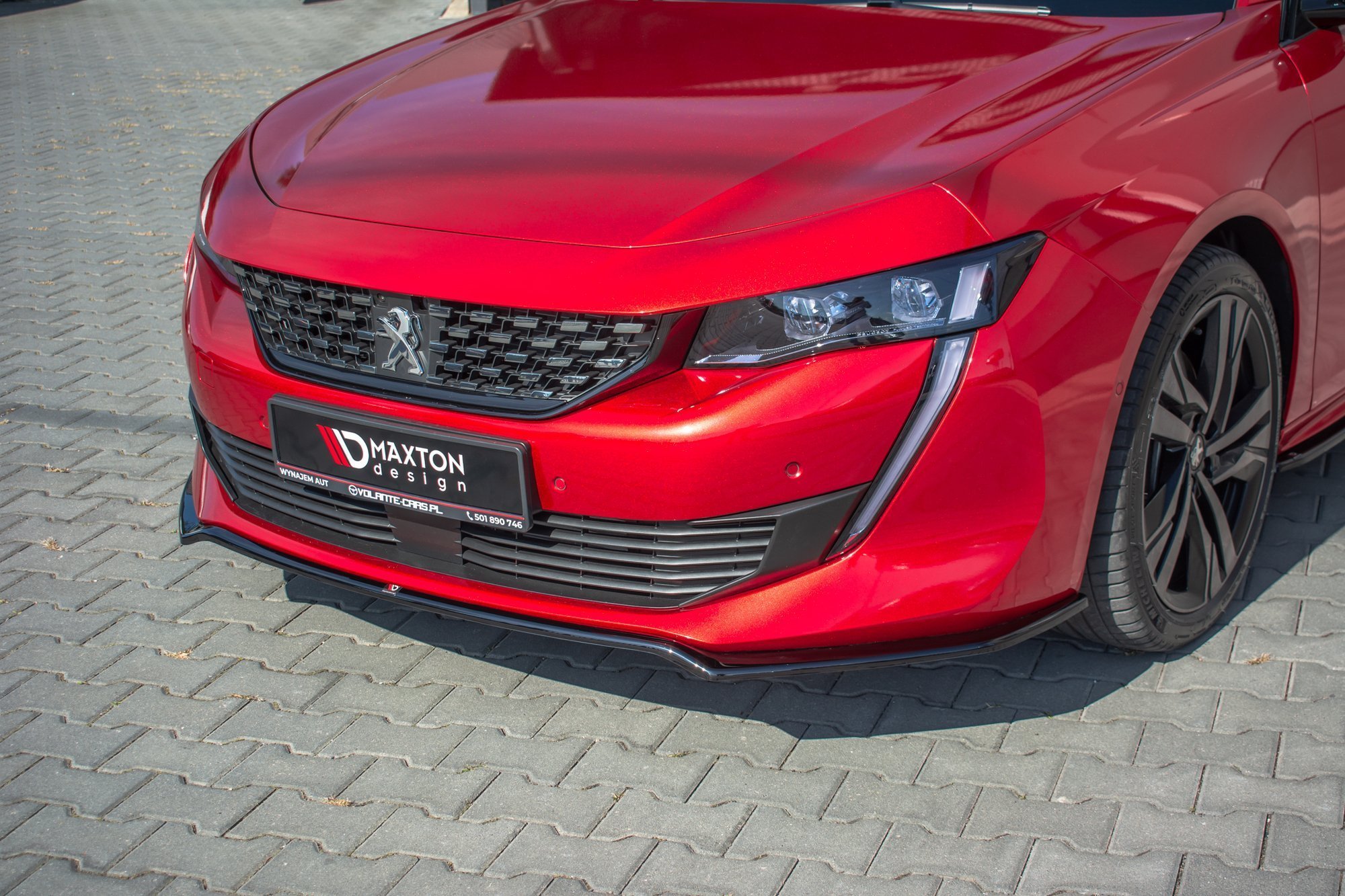 Frontspoiler Peugeot 508 II 2018-> | V.1 Glossy Black Edition Image 1