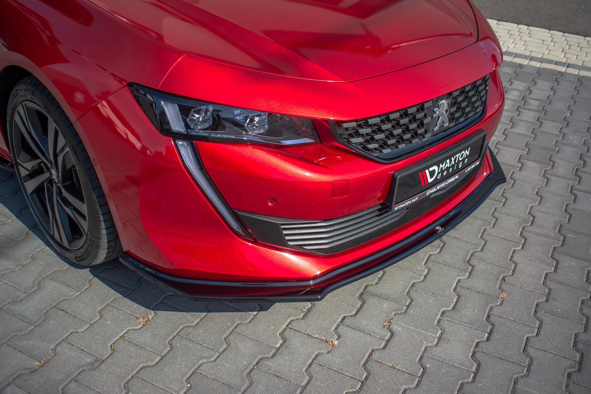 Frontspoiler Peugeot 508 II 2018-> | V.2 Glossy Black Edition