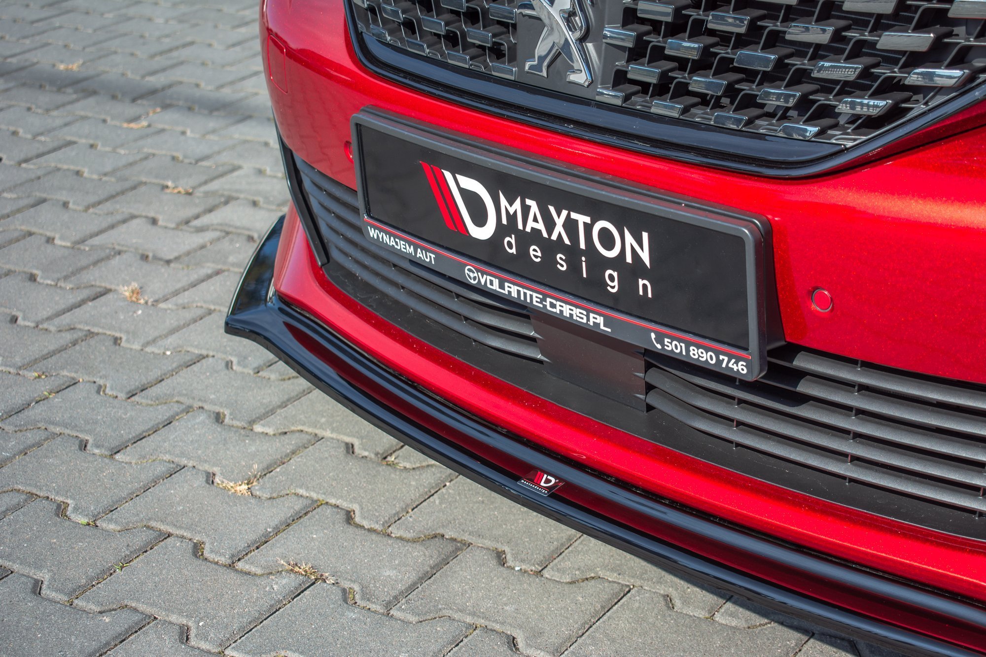Frontspoiler Peugeot 508 II 2018-> | V.2 Glossy Black Edition – bilde 3