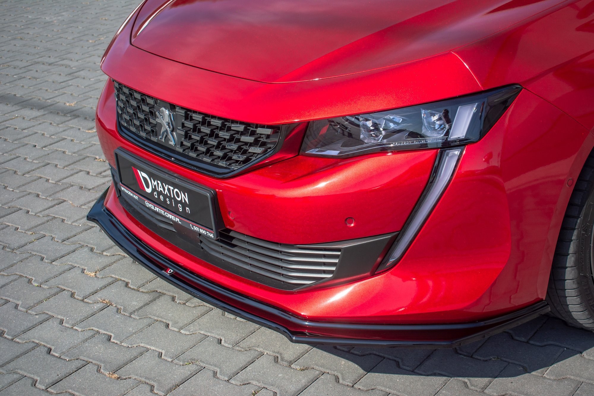 Frontspoiler Peugeot 508 II 2018-> | V.2 Glossy Black Edition – bilde 4