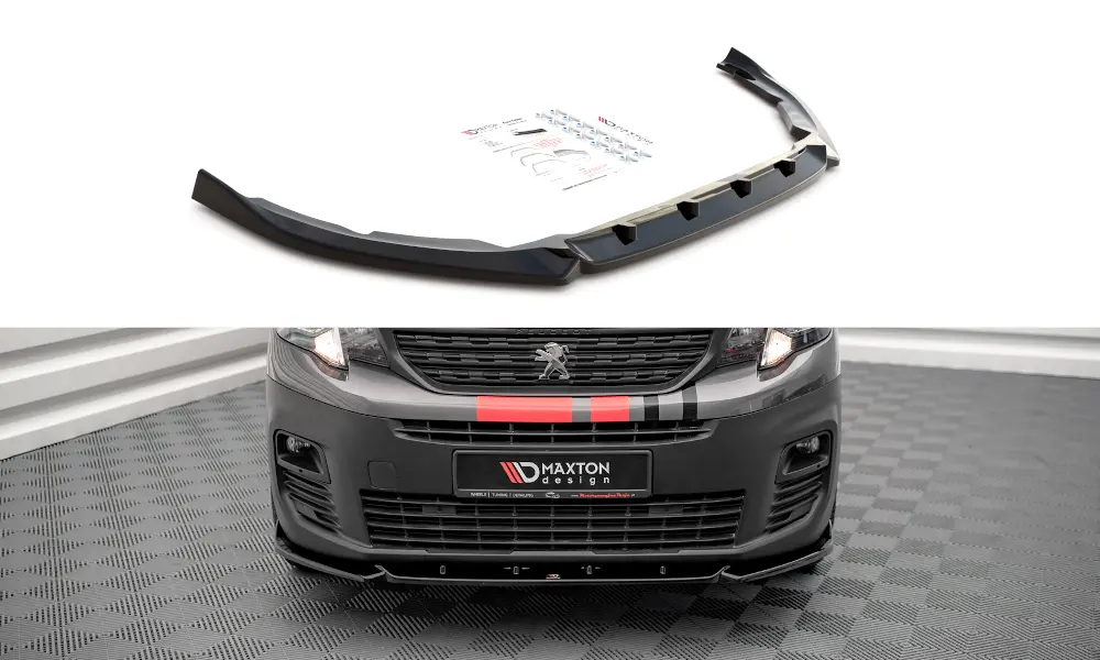 Frontspoiler Peugeot Partner III 2018 -> | Glossy Black Edition – bilde 3