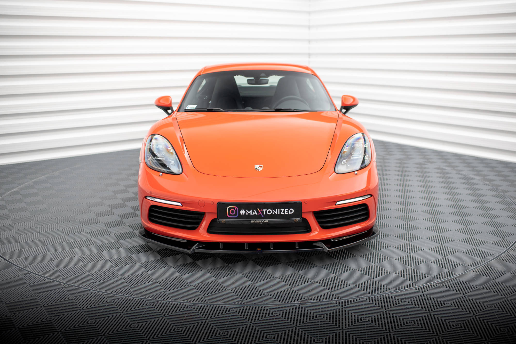 Frontspoiler Porsche 718 Cayman 982c 2016 - 2025 | Sport Glossy Black Edition V1 – bilde 2