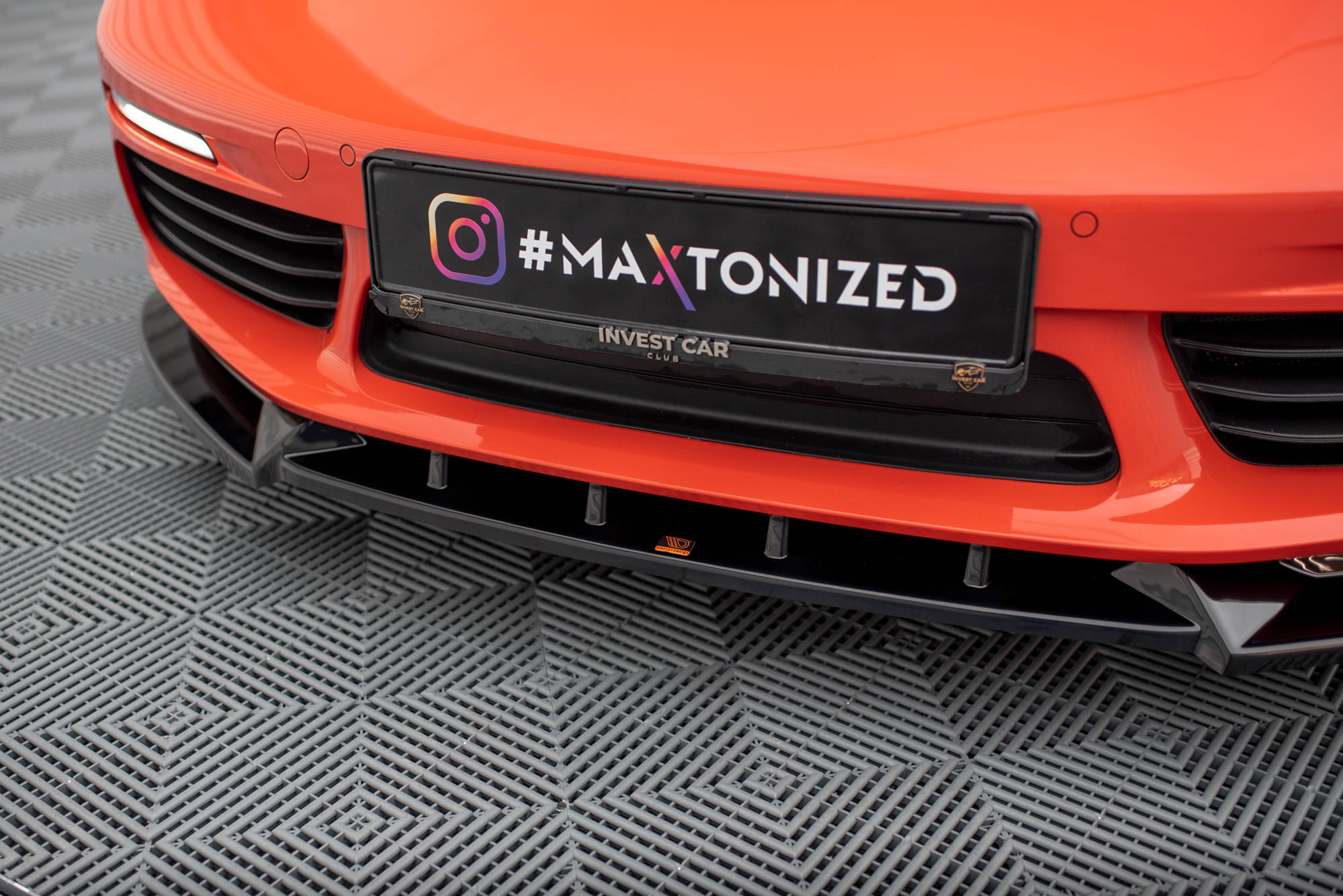 Frontspoiler Porsche 718 Cayman 982c 2016 - 2025 | Sport Glossy Black Edition V1 – bilde 3