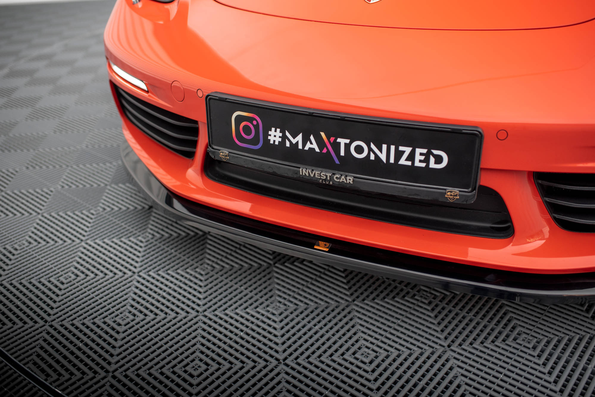 Frontspoiler Porsche 718 Cayman 982c 2016 - 2025 | Sport Glossy Black Edition V2 – bilde 3