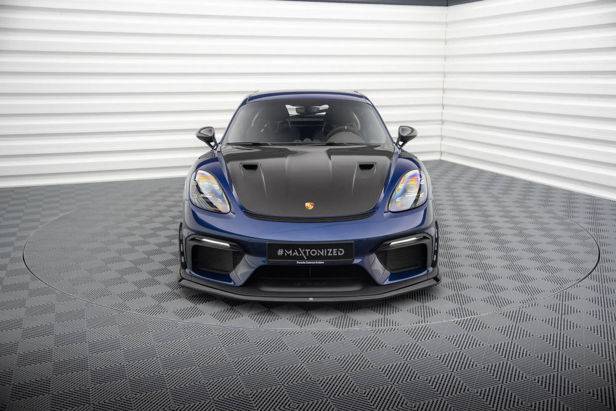 Frontspoiler Porsche 718 Cayman GT4 RS (982c) 2021 - > | Glossy Black Edition