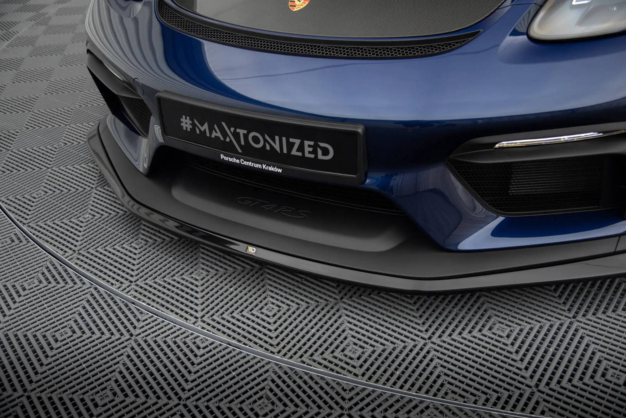 Frontspoiler Porsche 718 Cayman GT4 RS (982c) 2021 - > | Glossy Black Edition – bilde 4