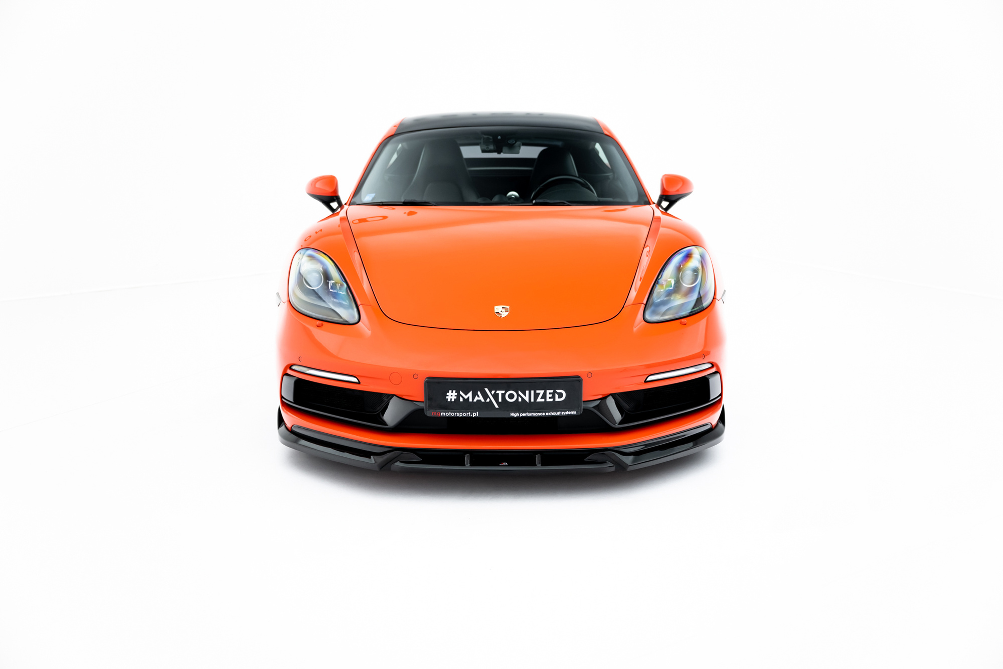 Frontspoiler Porsche 718 Cayman GTS 982c 2016 - 2025 | Sport Glossy Black Edition V3 – bilde 2