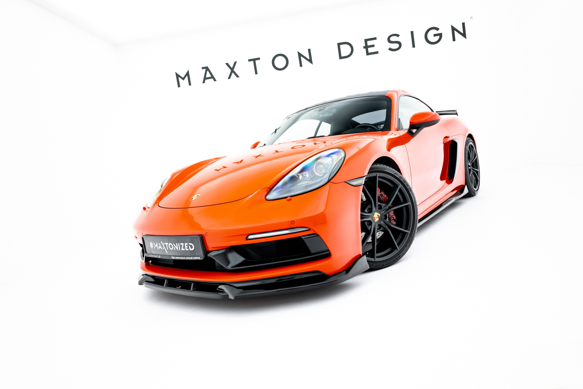 Frontspoiler Porsche 718 Cayman GTS 982c 2016 - 2025 | Sport Glossy Black Edition V3 – bilde 3