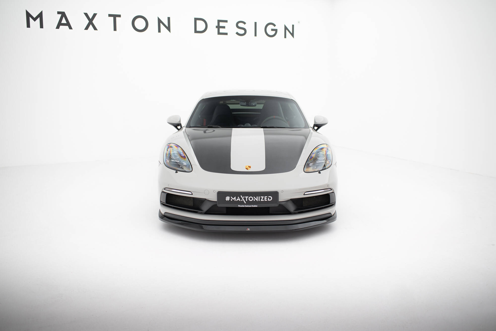 Frontspoiler Porsche 718 Cayman GTS 982c 2016 -> | Sport Glossy Black Edition V1 – bilde 2