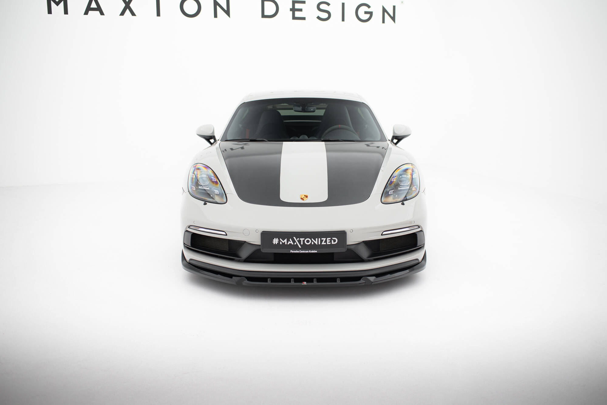 Frontspoiler Porsche 718 Cayman GTS 982c 2016 -> | Sport Glossy Black Edition V2 – bilde 2