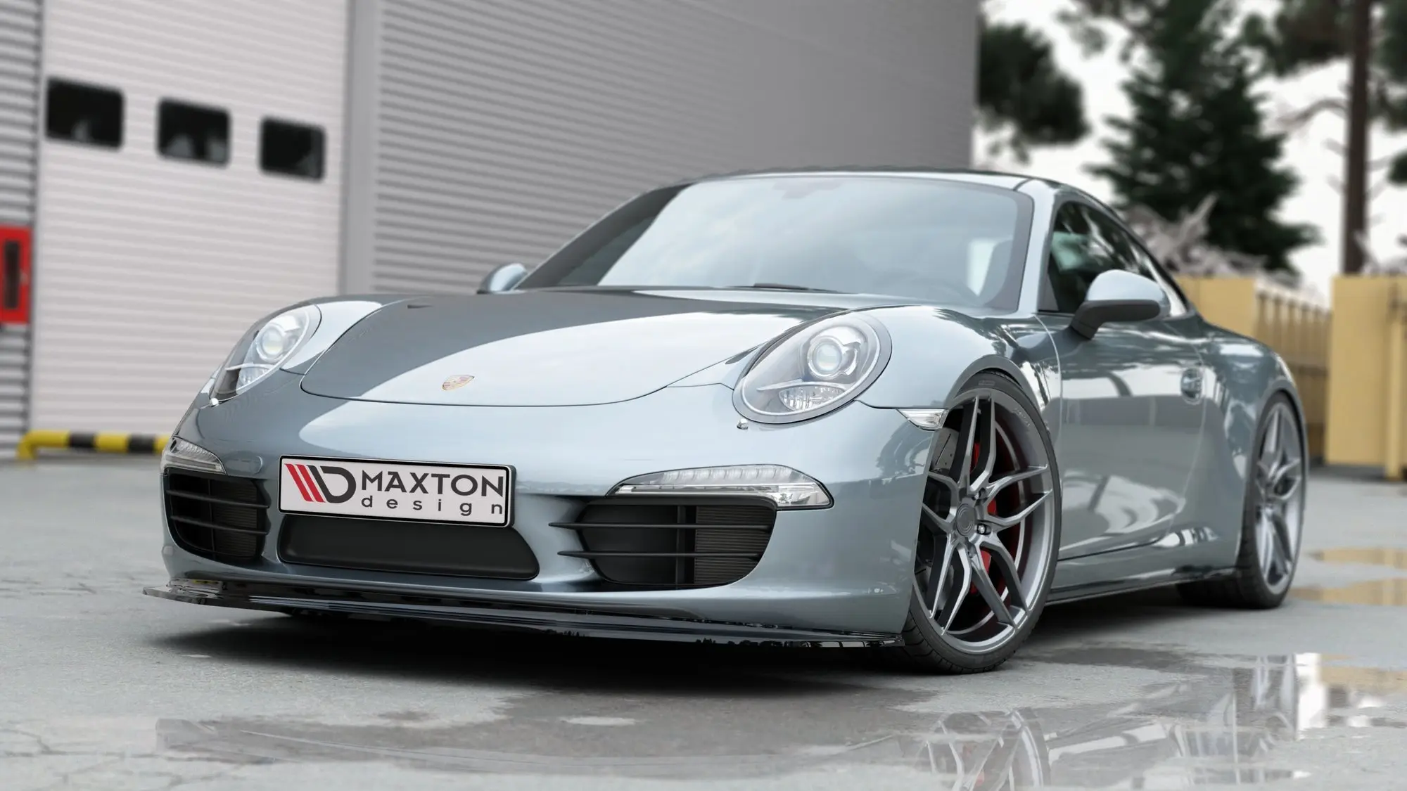 Frontspoiler Porsche 911 (991) Carrera 2011-2016 | V.2 Glossy Black Edition – bilde 5