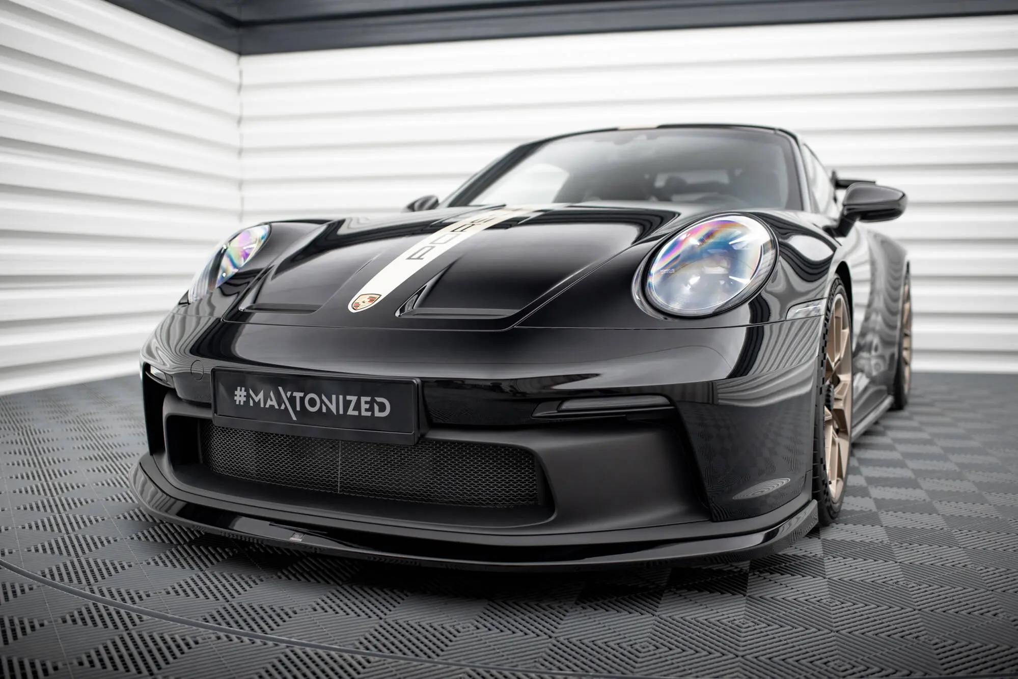 Frontspoiler Porsche 911 (992) GT3 2021 - > | Glossy Black Edition – bilde 4