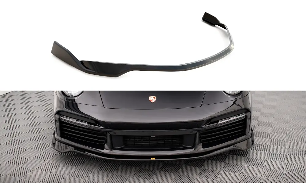 Frontspoiler Porsche 911 (992) Turbo S 2020-> | Glossy Black Edition – bilde 3