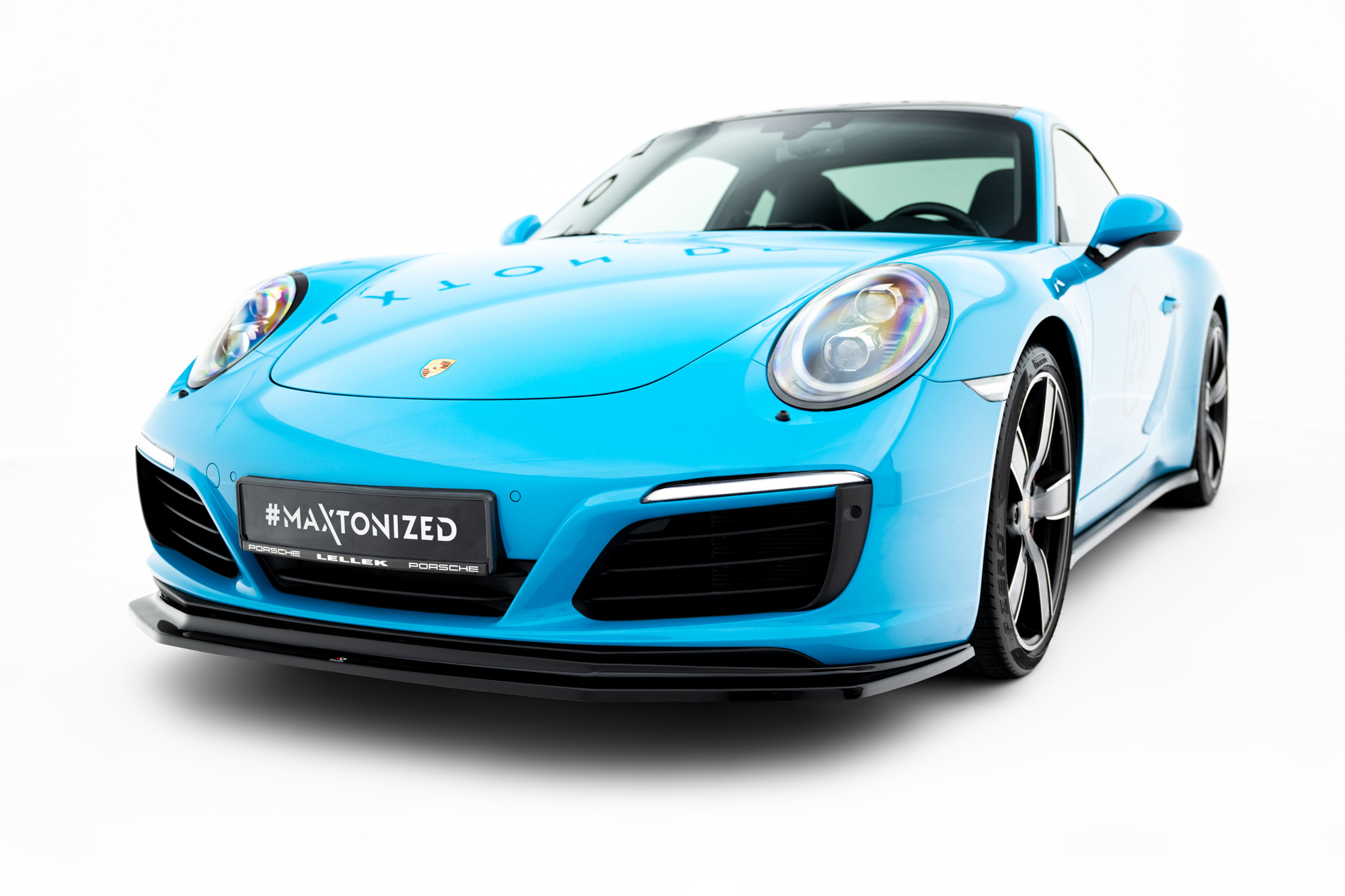 Frontspoiler Porsche 911 Carrera 991 2011 - 2015 | Sport Glossy Black Edition V2