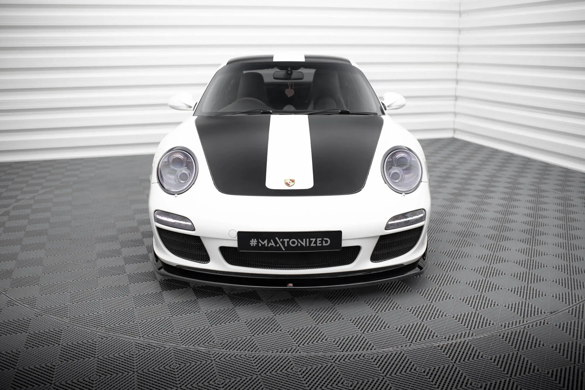 Frontspoiler Porsche 911 Carrera (997) facelift 2009 - 2011 | V.2 Glossy Black Edition – bilde 3