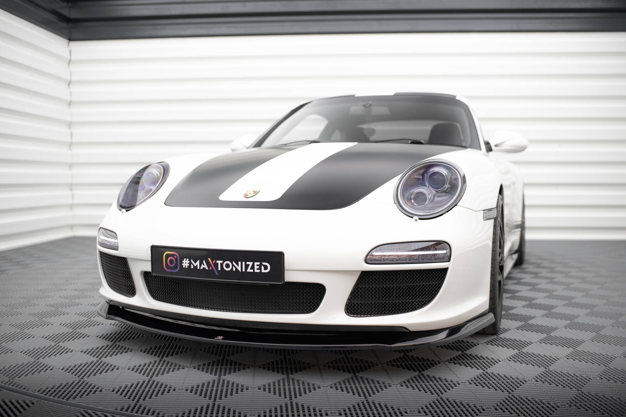 Frontspoiler Porsche 911 Carrera 997 Facelift 2009 - 2012 | Sport Glossy Black Edition V1