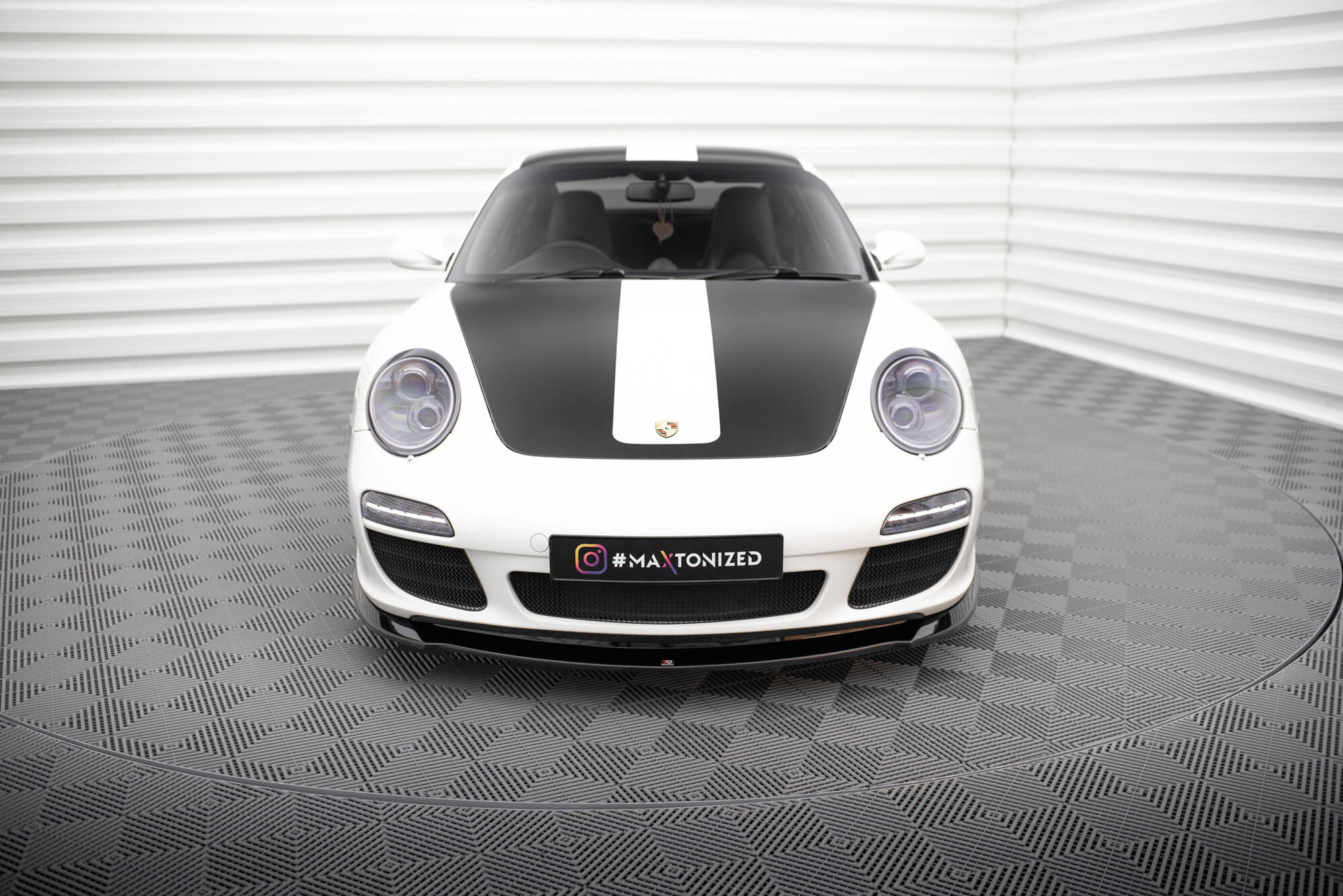 Frontspoiler Porsche 911 Carrera 997 Facelift 2009 - 2012 | Sport Glossy Black Edition V1 – bilde 2
