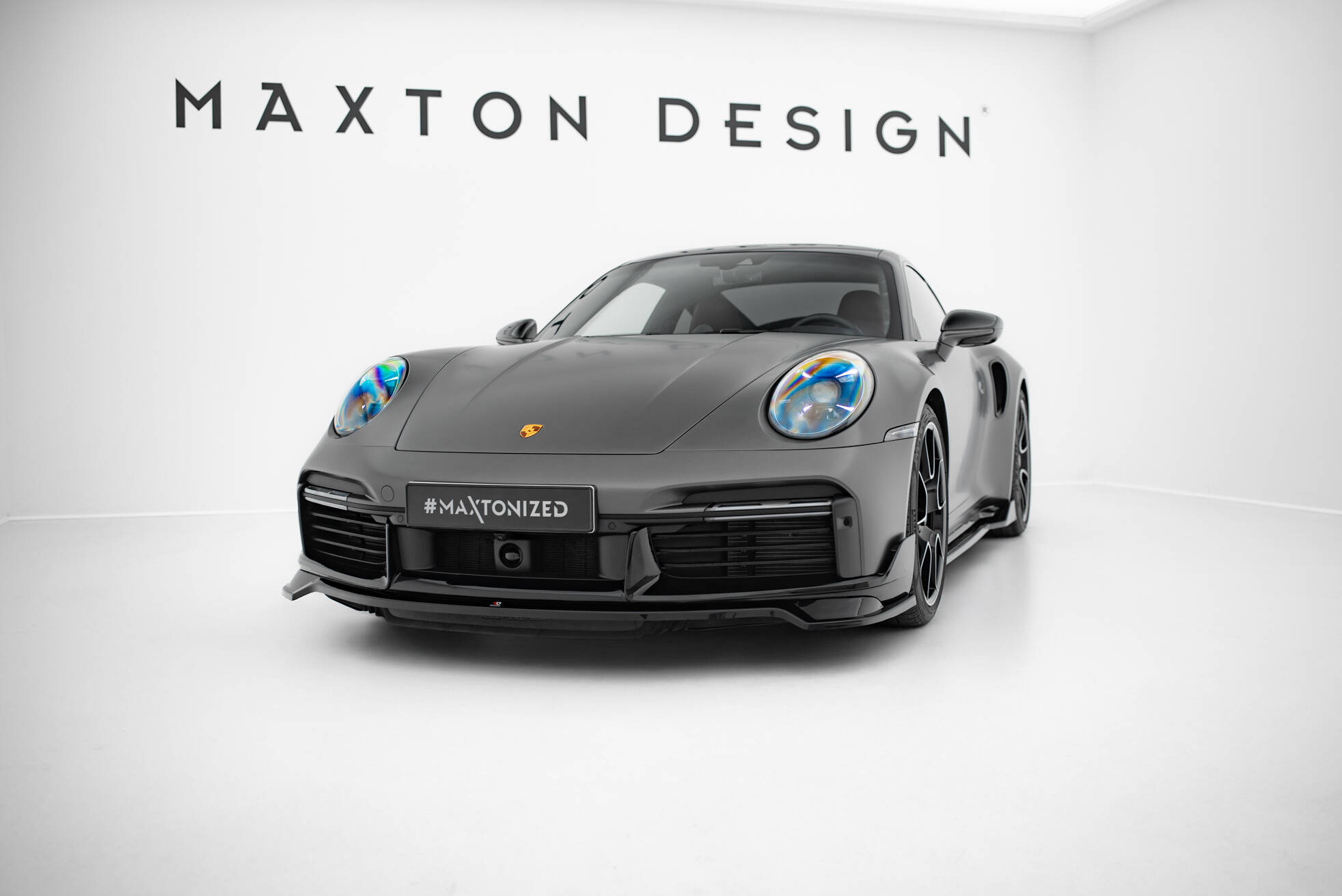 Frontspoiler Porsche 911 Turbo S / Sport Package 992 2020 -> | Sport Glossy Black Edition