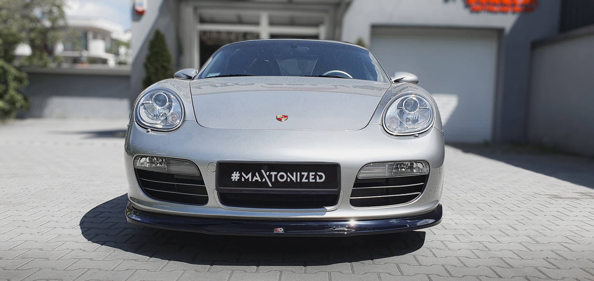 Frontspoiler Porsche Boxster 987 2004 - 2009 | Sport Glossy Black Edition – bilde 2