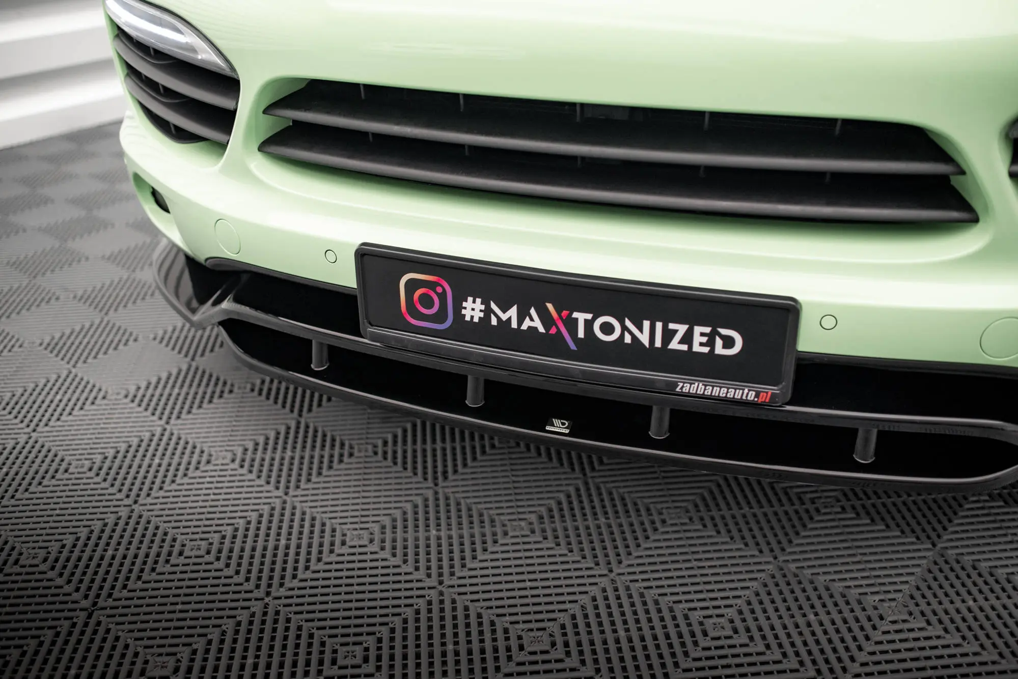 Frontspoiler Porsche Cayenne II (92A) 2010 - 2014 | Glossy Black Edition