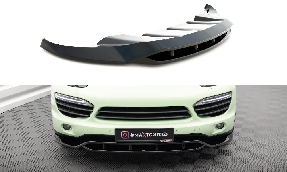 Frontspoiler Porsche Cayenne II (92A) 2010 - 2014 | Glossy Black Edition – bilde 5