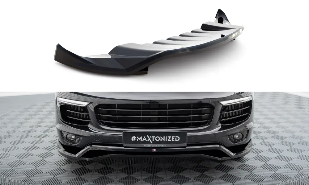 Frontspoiler Porsche Cayenne II (92A) Facelift 2014 - 2017 | Glossy Black Edition – bilde 2