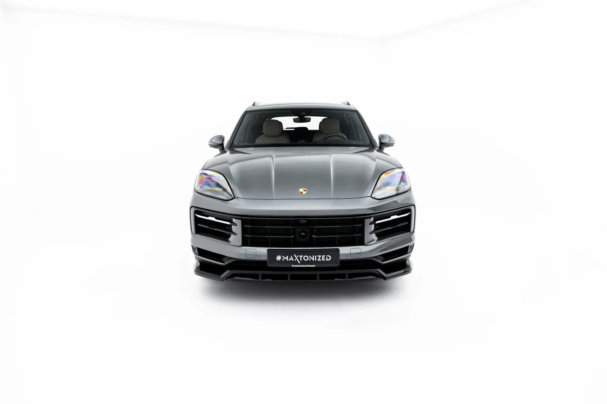 Frontspoiler Porsche Cayenne (Mk3 Facelift) 2023-2026 | Glossy Black Edition – bilde 2