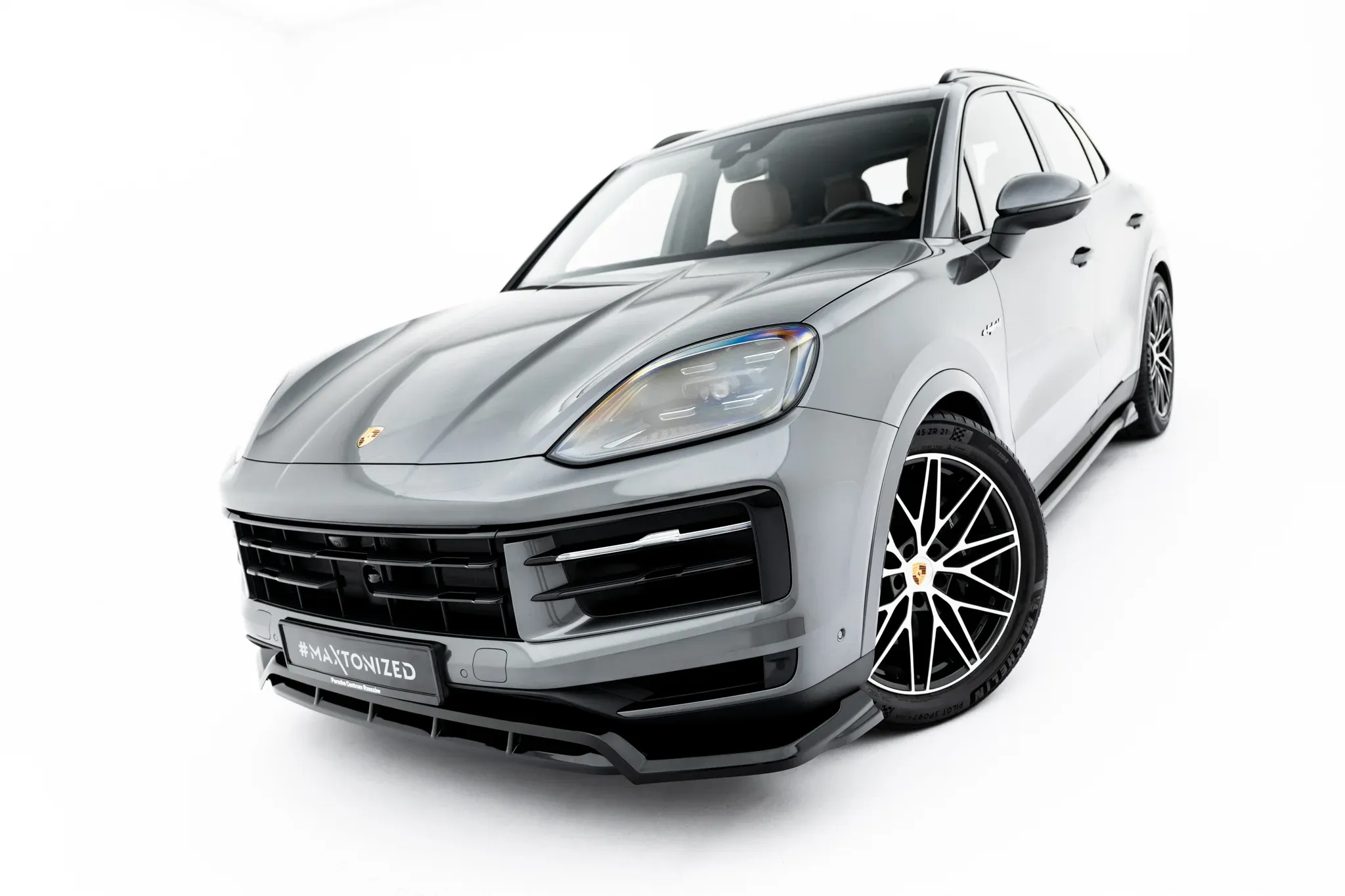 Frontspoiler Porsche Cayenne (Mk3 Facelift) 2023-2026 | Glossy Black Edition – bilde 5
