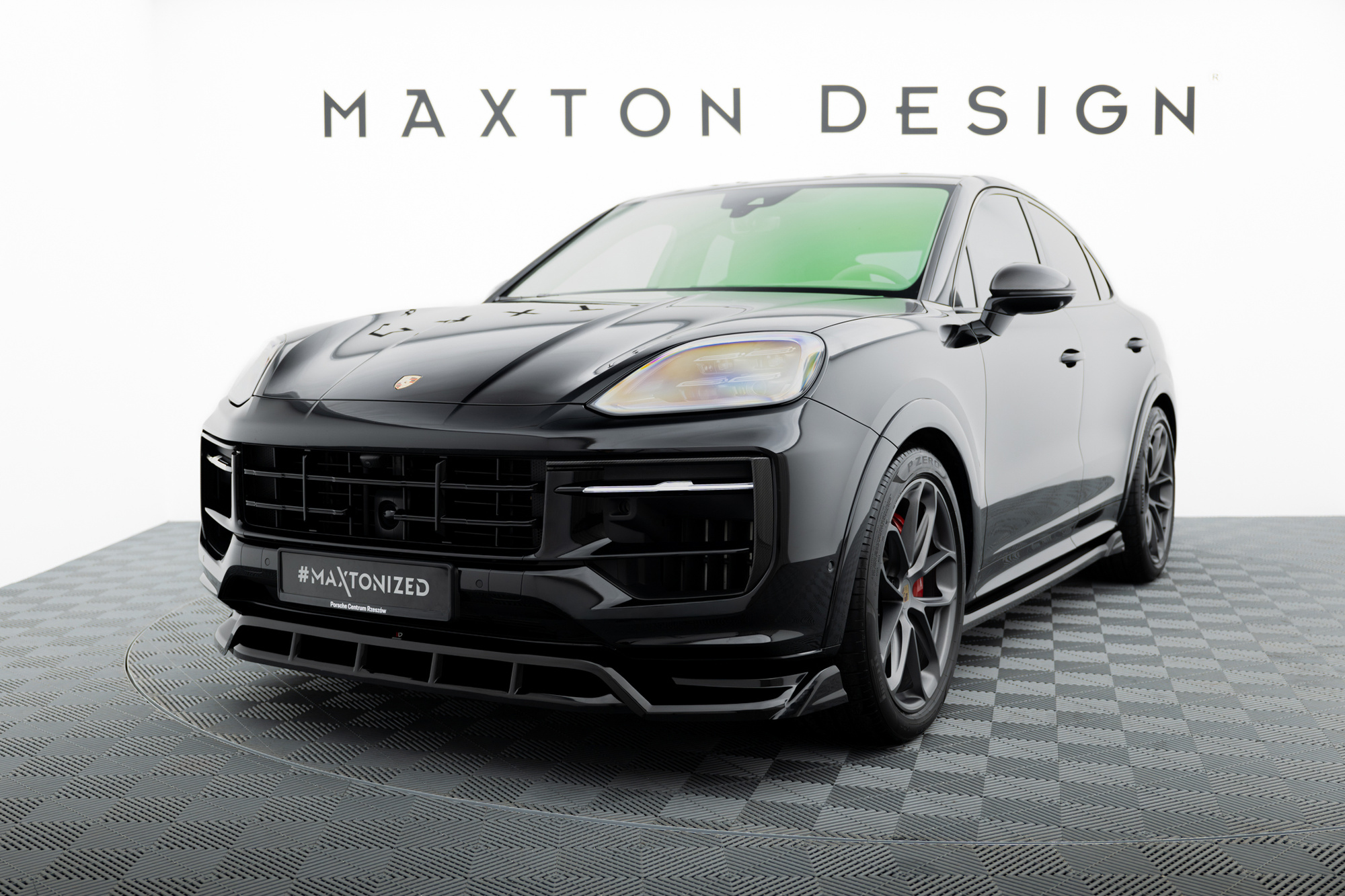 Frontspoiler Porsche Cayenne Sport Design III Facelift  2023 -> | Sport Glossy Black Edition