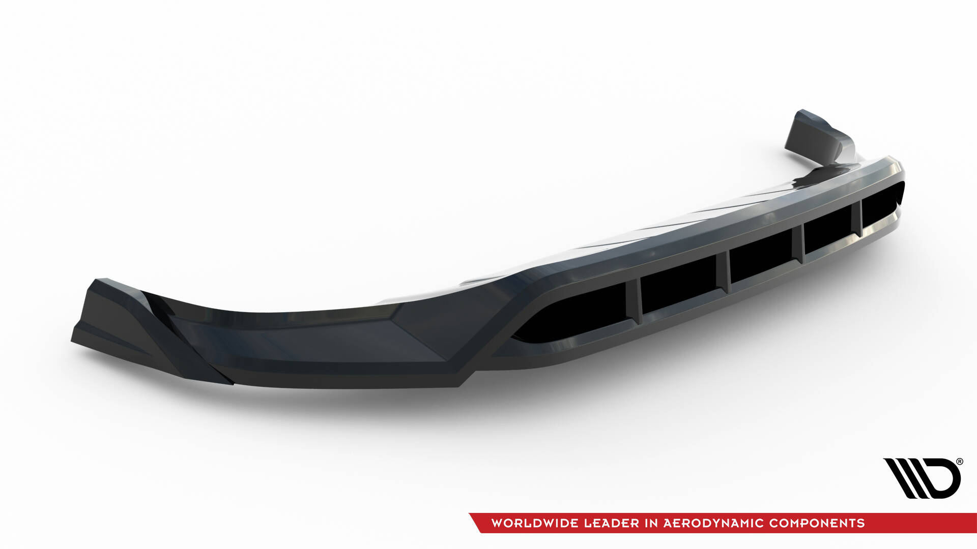 Frontspoiler Porsche Cayenne Sport Design III Facelift  2023 -> | Sport Glossy Black Edition – bilde 4