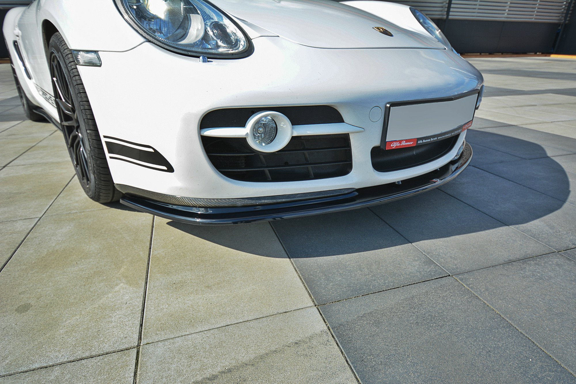 Frontspoiler PORSCHE Cayman S 987C 2006 - 2009 | Sport Glossy Black Edition V2