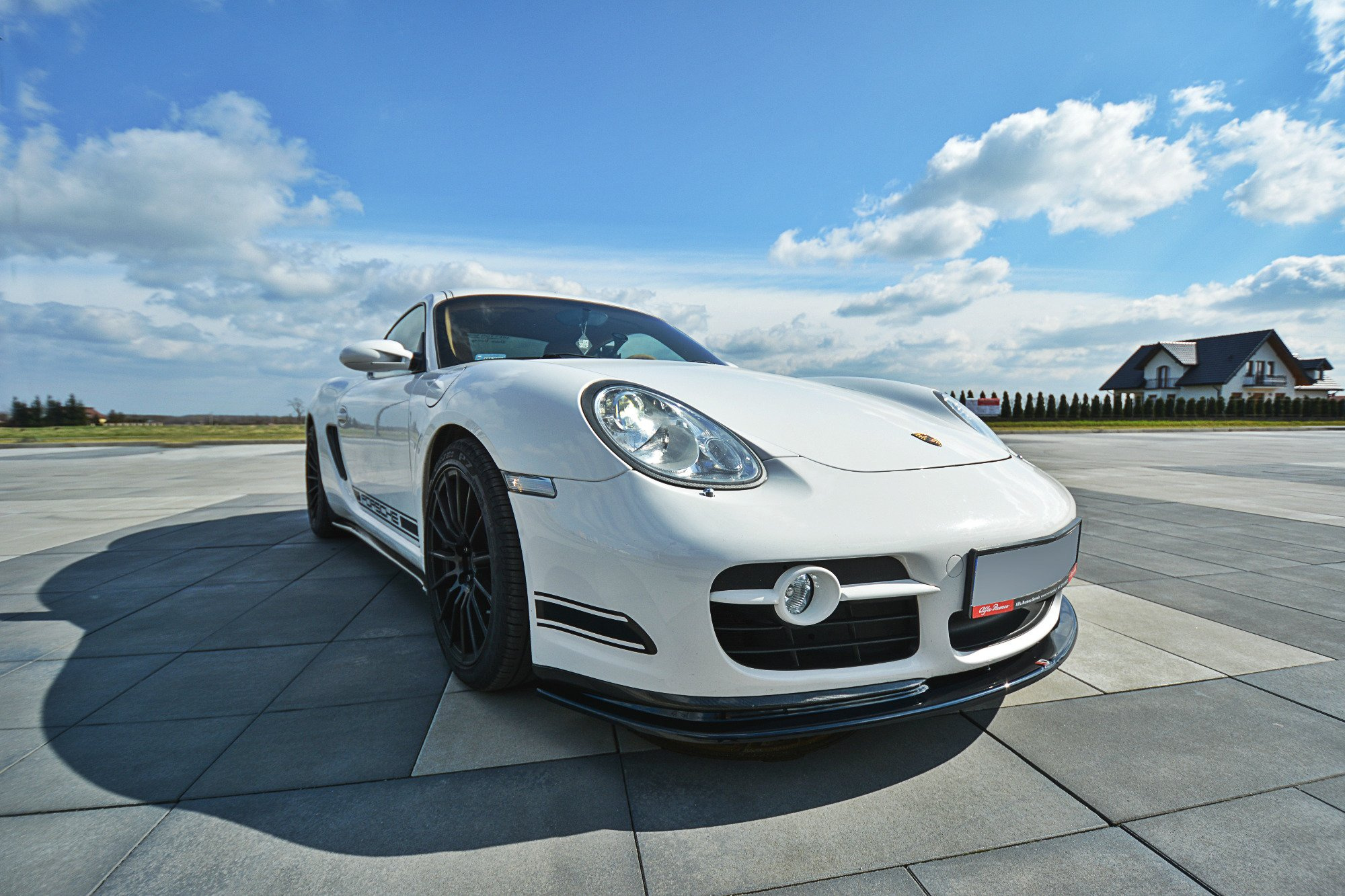 Frontspoiler PORSCHE Cayman S 987C 2006 - 2009 | Sport Glossy Black Edition V2 – bilde 2