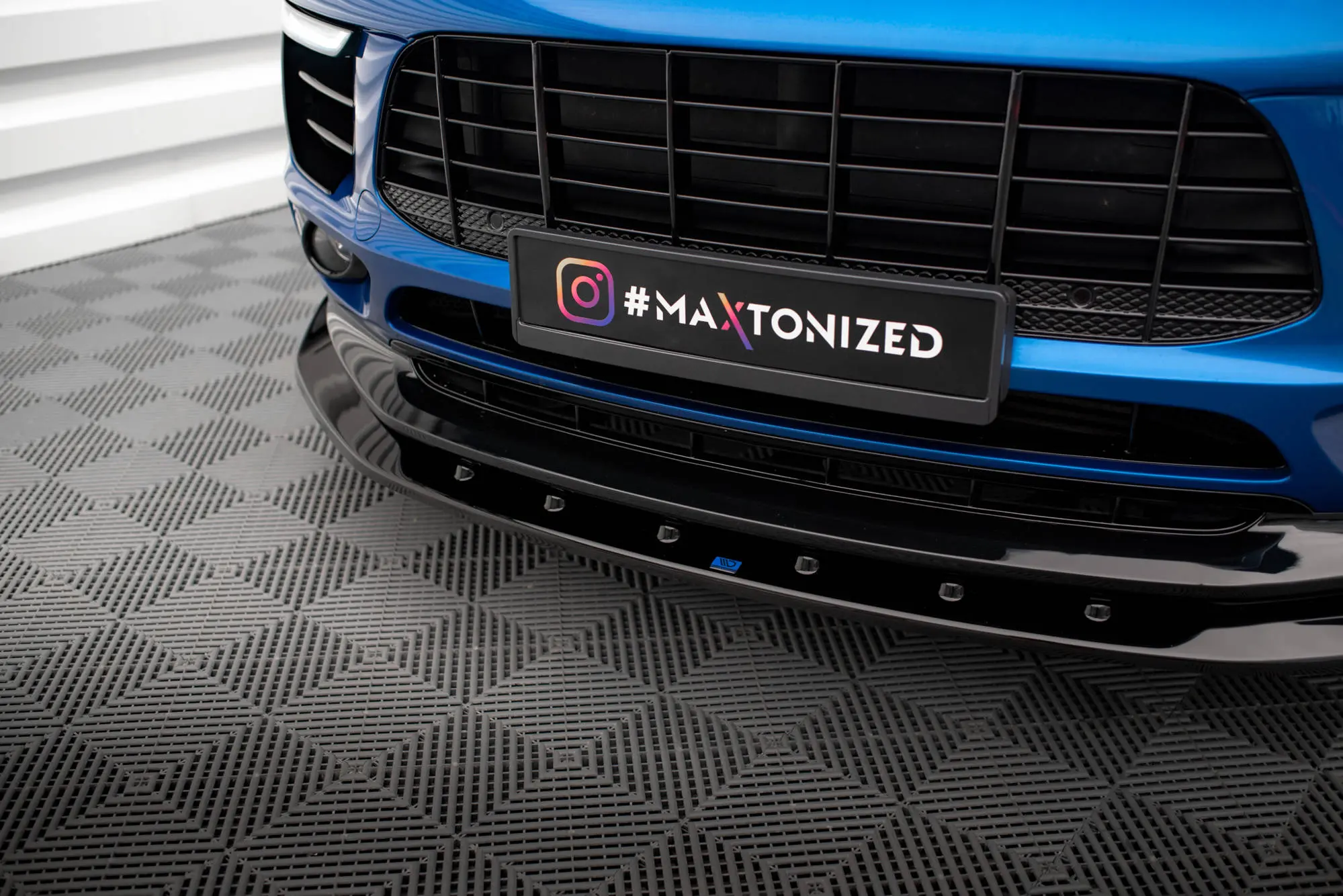 Frontspoiler Porsche Macan I (95B) 2014 - 2018 | V.1 Glossy Black Edition