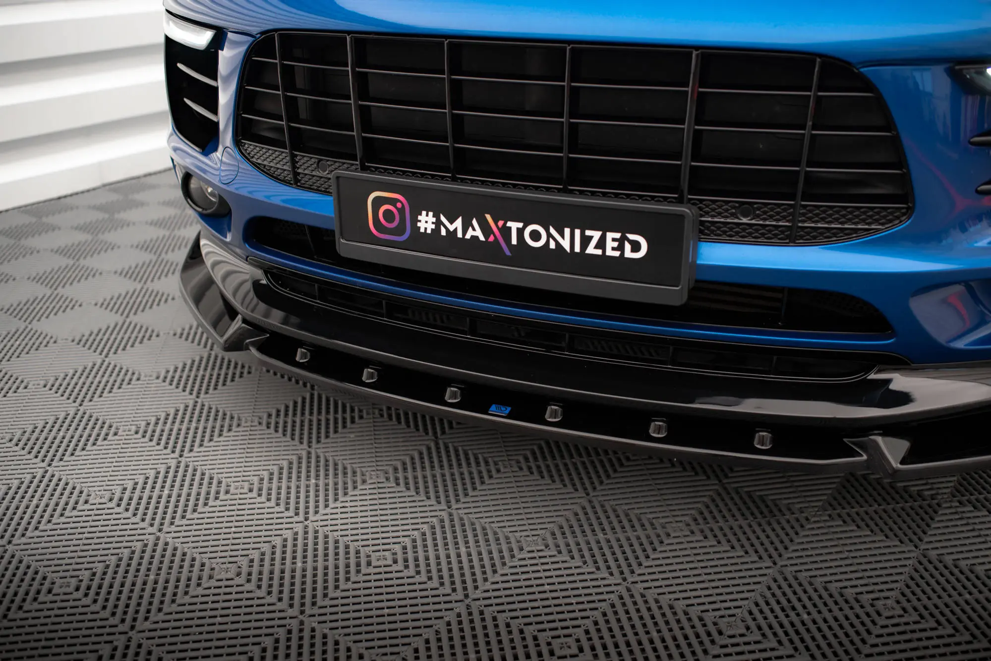 Frontspoiler Porsche Macan I (95B) 2014 - 2018 | V.2 Glossy Black Edition