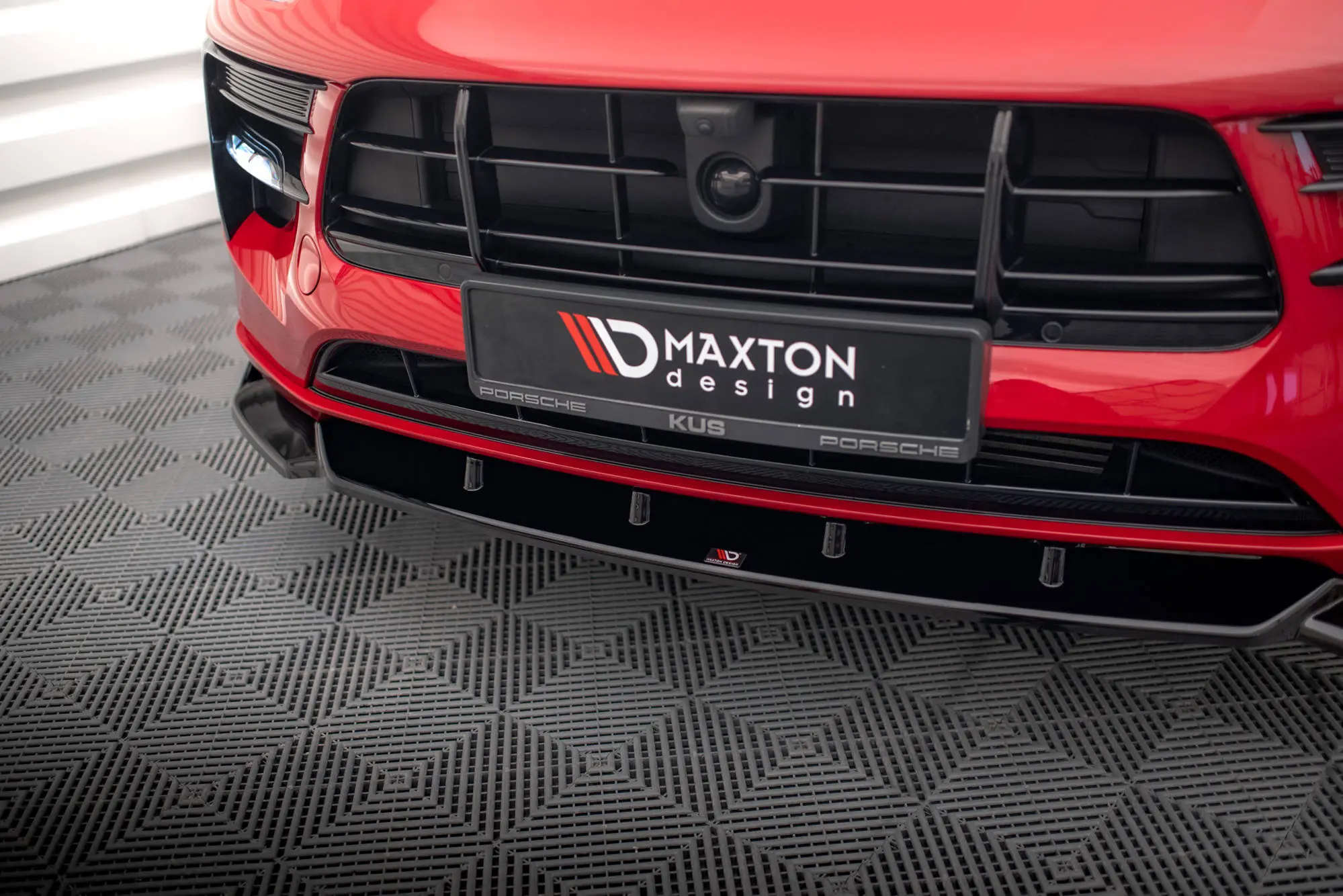 Frontspoiler Porsche Macan I (95B) Facelift 2018 - 2021 | V.1 Glossy Black Edition