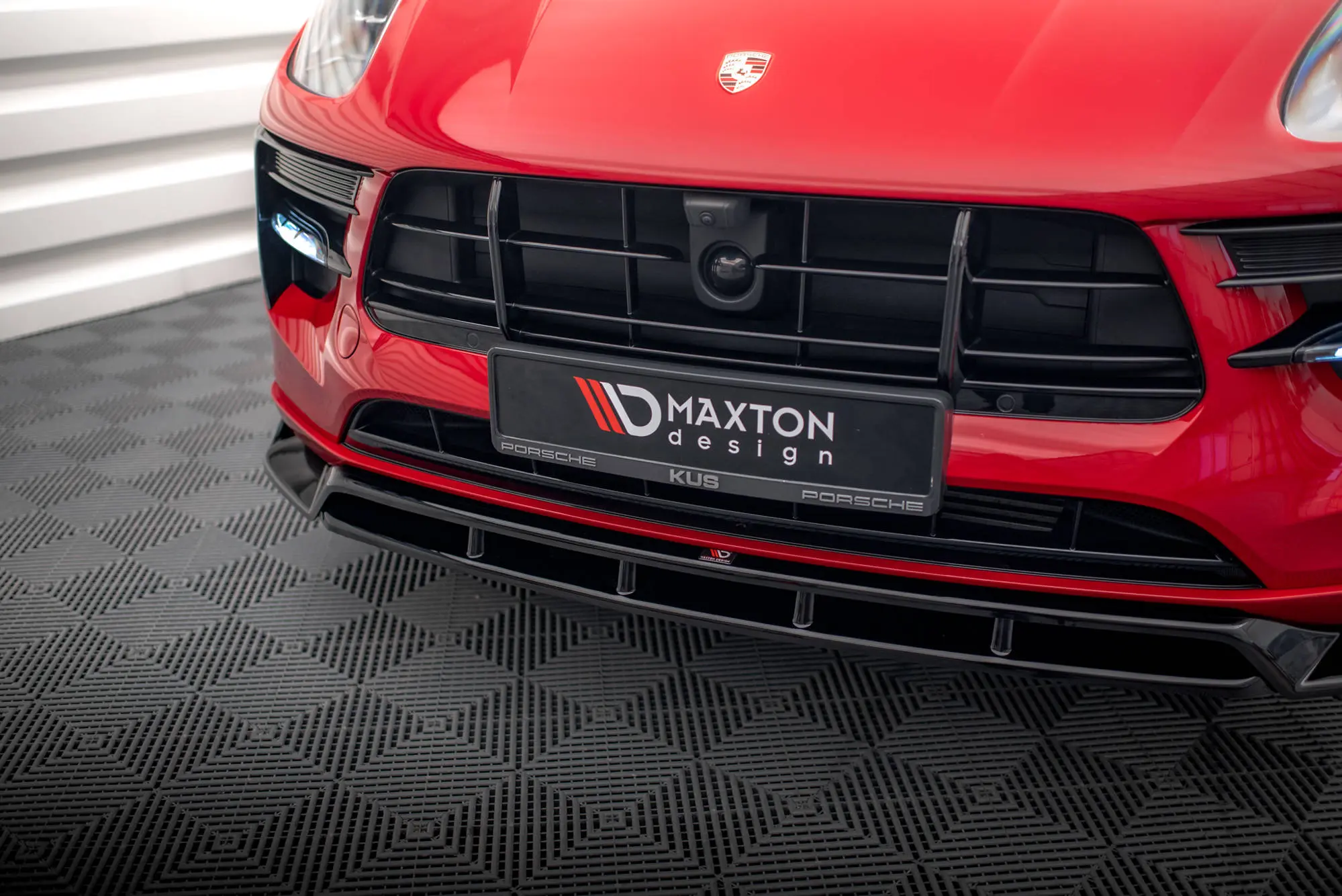 Frontspoiler Porsche Macan I Facelift 2018-2021 | V.2 Glossy Black Edition