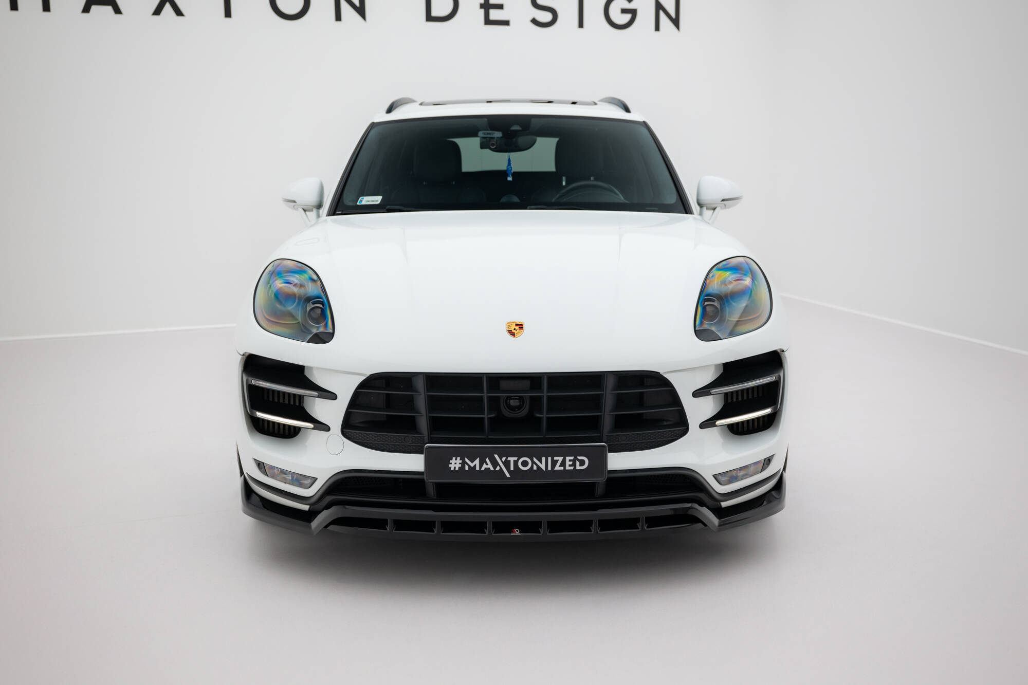 Frontspoiler Porsche Macan Turbo I 2014 - 2018 | Sport Glossy Black Edition Image 2