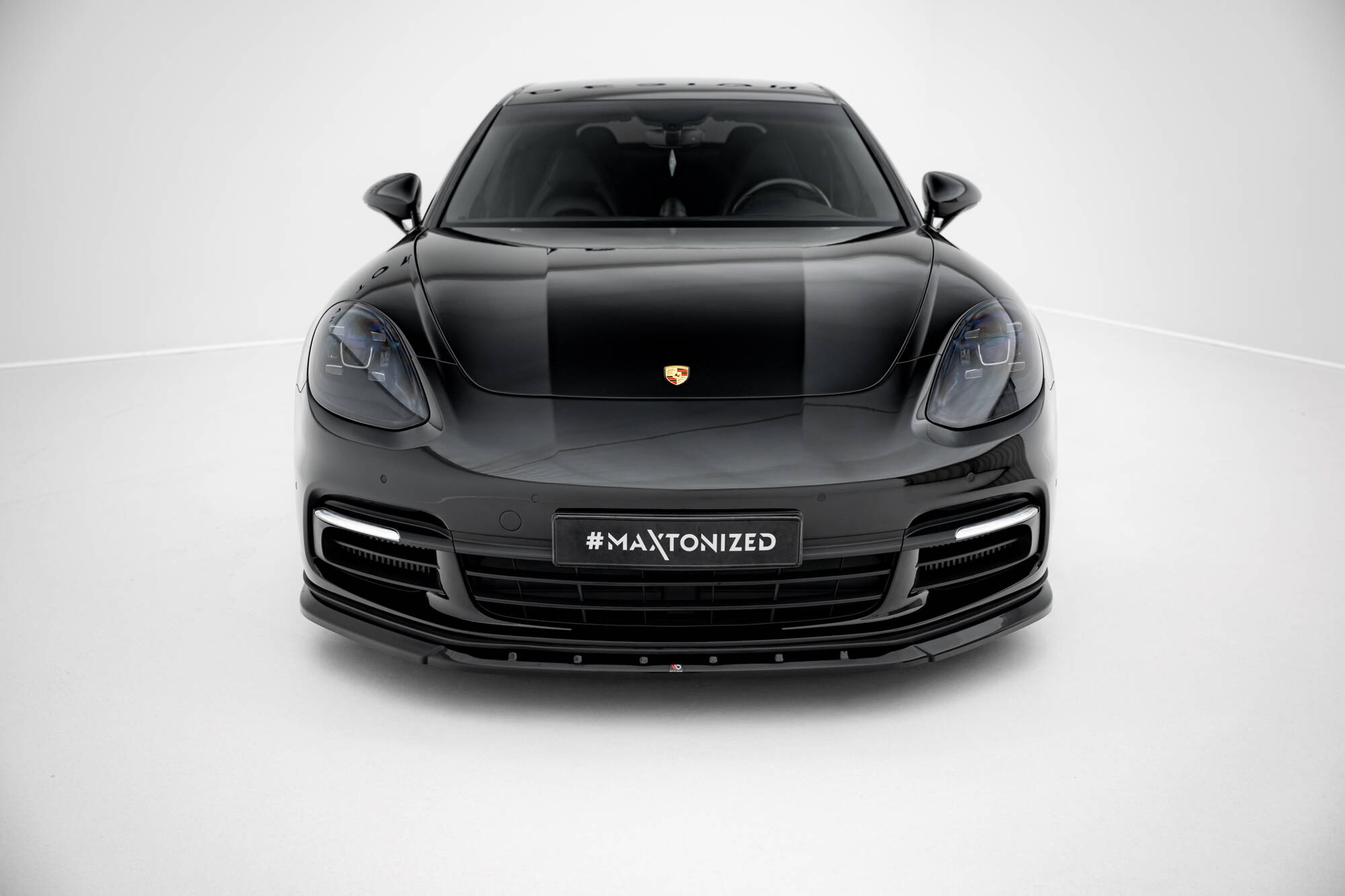 Frontspoiler Porsche Panamera 4S 971 2016 - 2020 | Sport Glossy Black Edition V1 – bilde 2