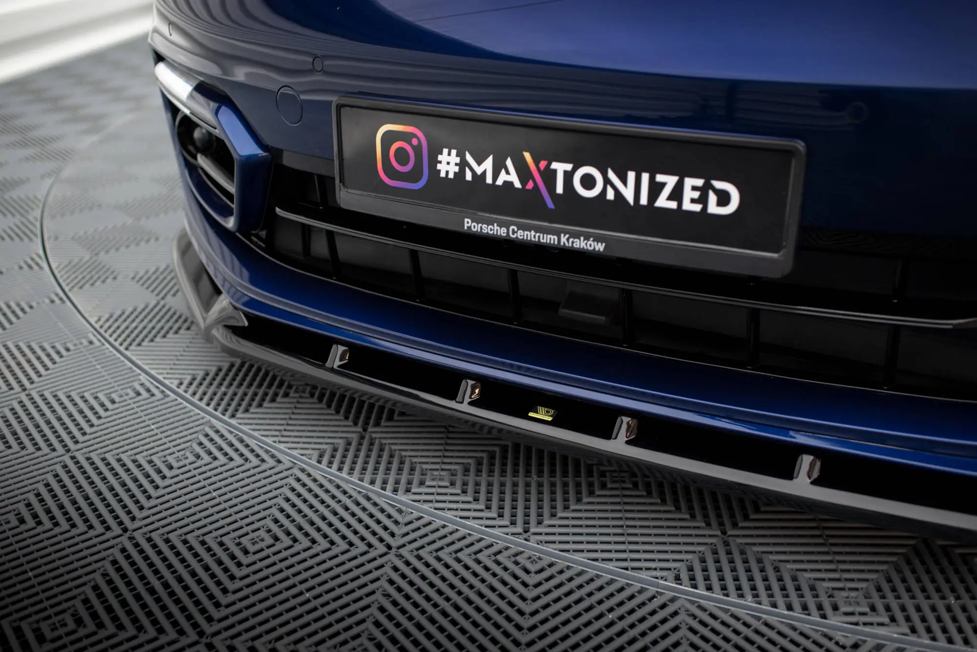 Frontspoiler Porsche Panamera E-Hybrid (971) Facelift 2020 - 2023 | V.2 Glossy Black Edition