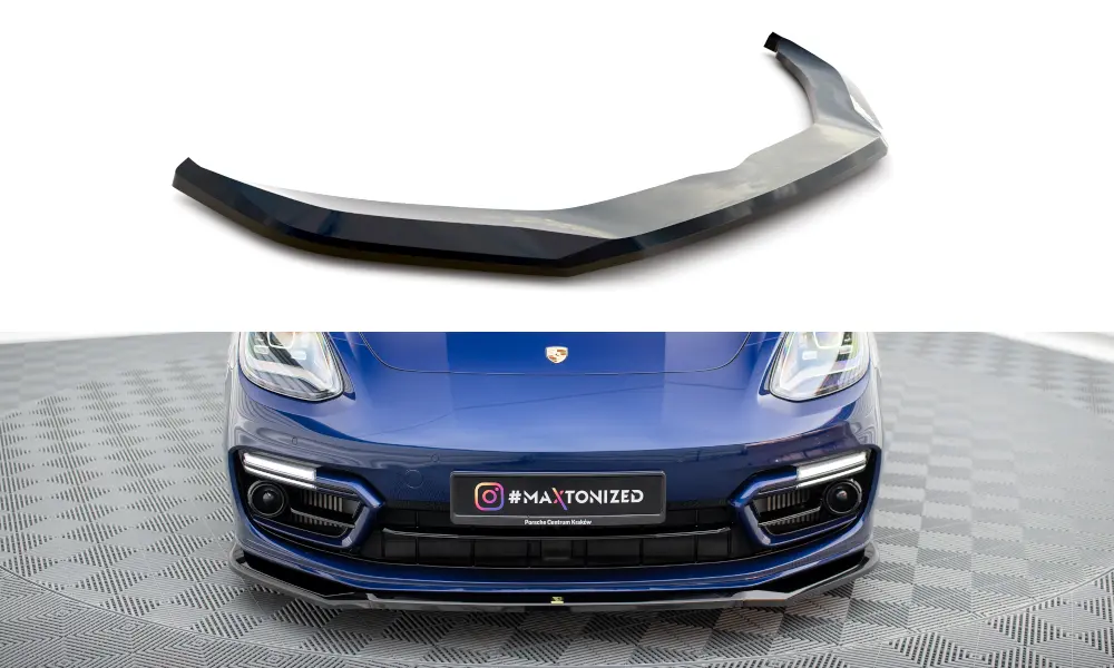 Frontspoiler Porsche Panamera E-Hybrid (971) Facelift 2020 -> | V.1 Glossy Black Edition – bilde 4