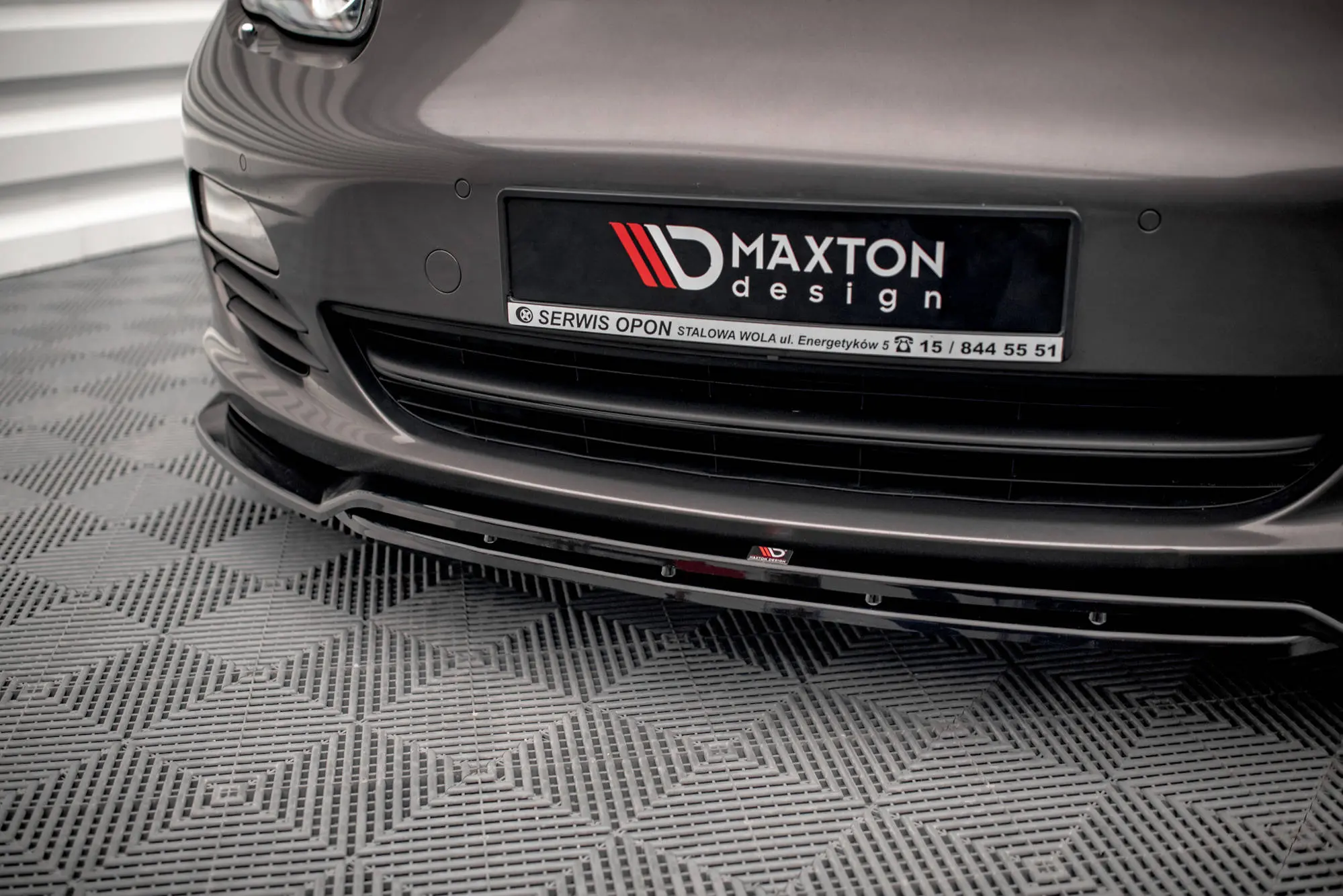 Frontspoiler Porsche Panamera I (970) 2009-2013 / Panamera I Diesel (970) 2011-2013  | V.1 Glossy Black Edition