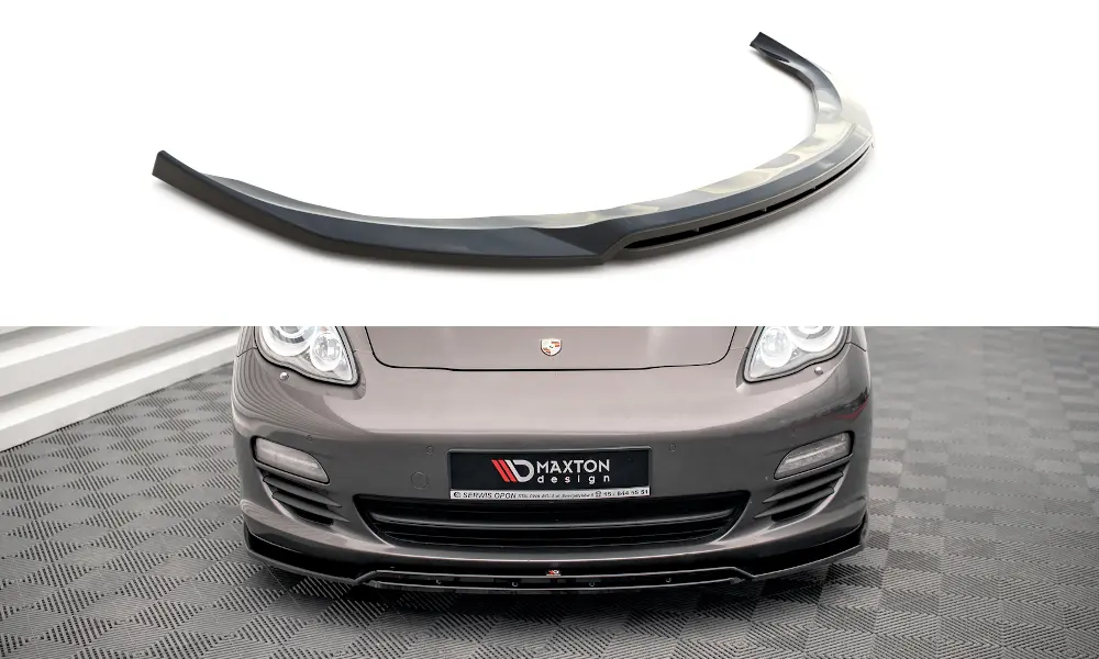 Frontspoiler Porsche Panamera I (970) 2009-2013 / Panamera I Diesel (970) 2011-2013  | V.1 Glossy Black Edition – bilde 3